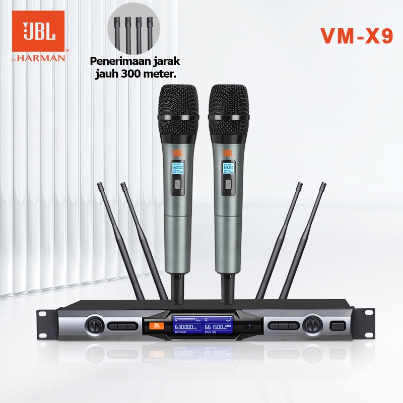 JBL/original VM-X9,Dual handheld microphone wireless