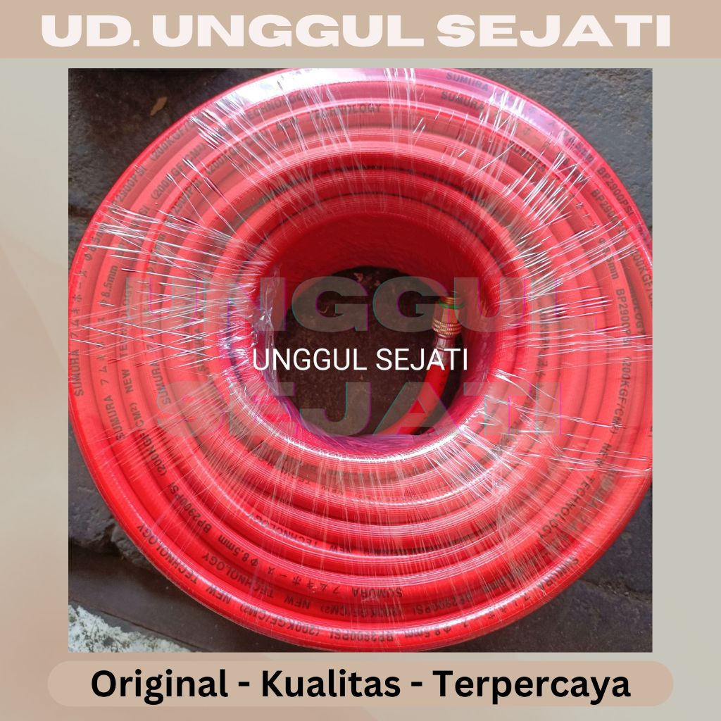 Selang angin. Selang kompresor. Selang sprayer. Selang tekanan tinggi.