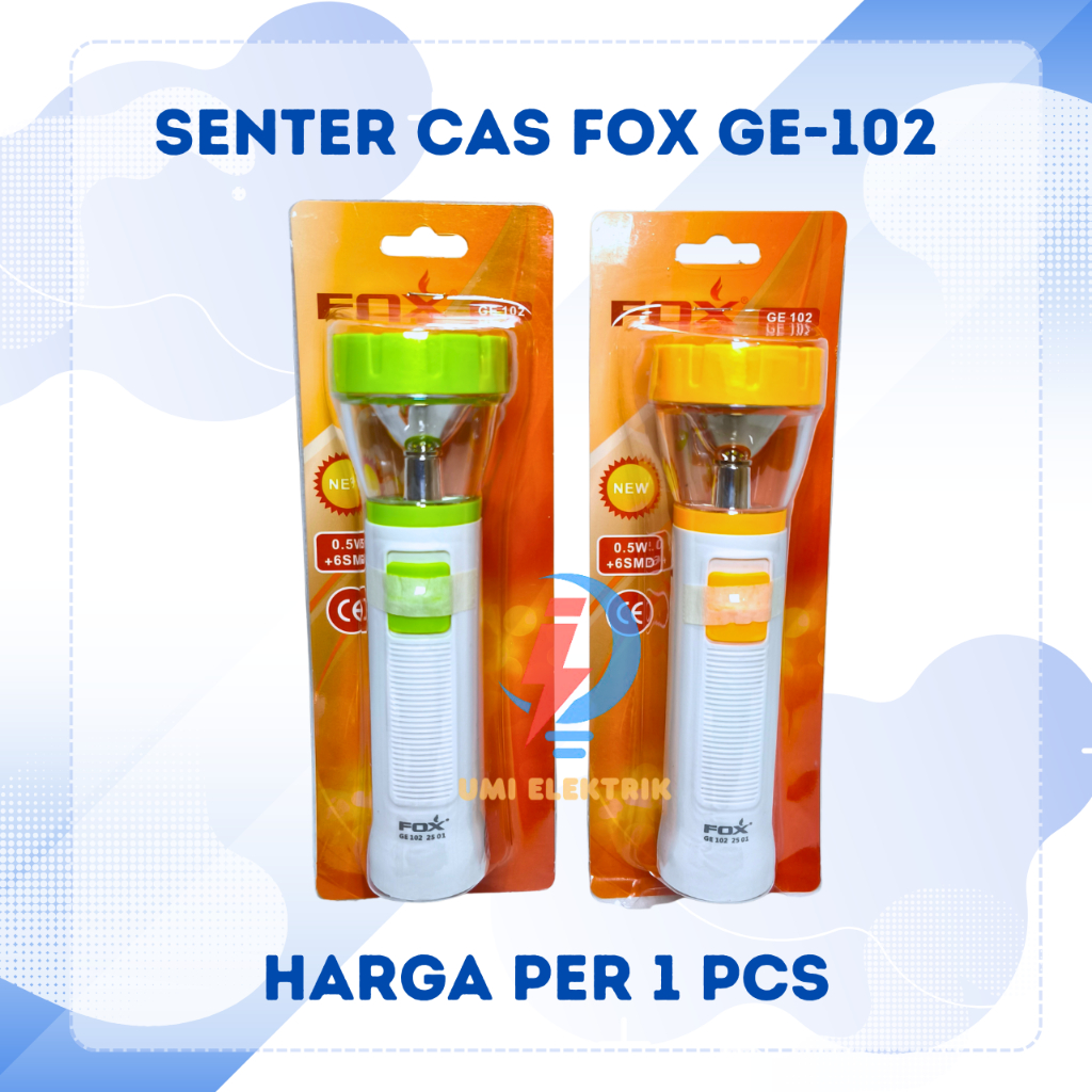 Senter Cas Fox GE 102 | Senter Tangan FOX GE 102