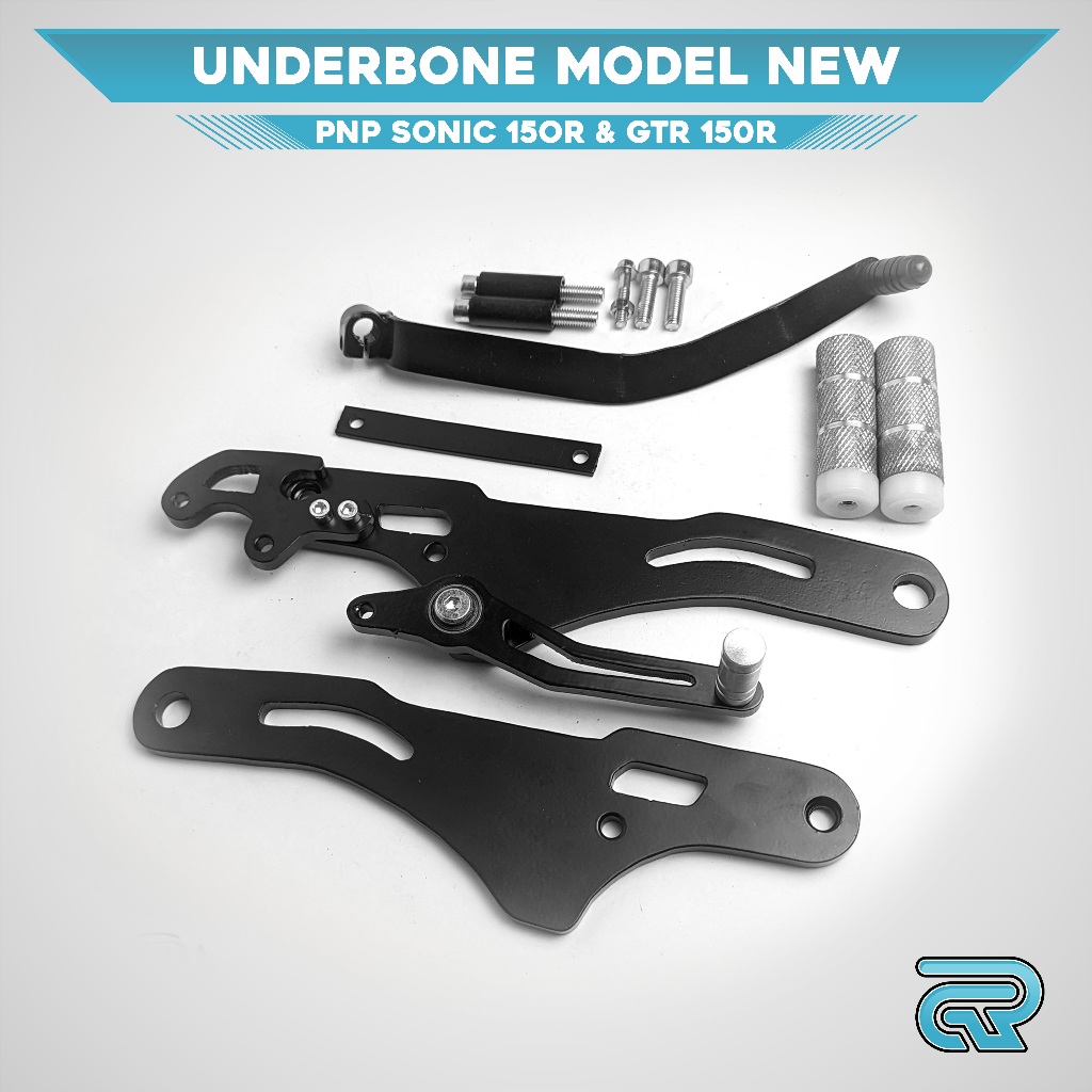 Underbone Sonic model NEW Cutting Besi Footstep Underbone PNP Sonic 150 R / GTR 150 R