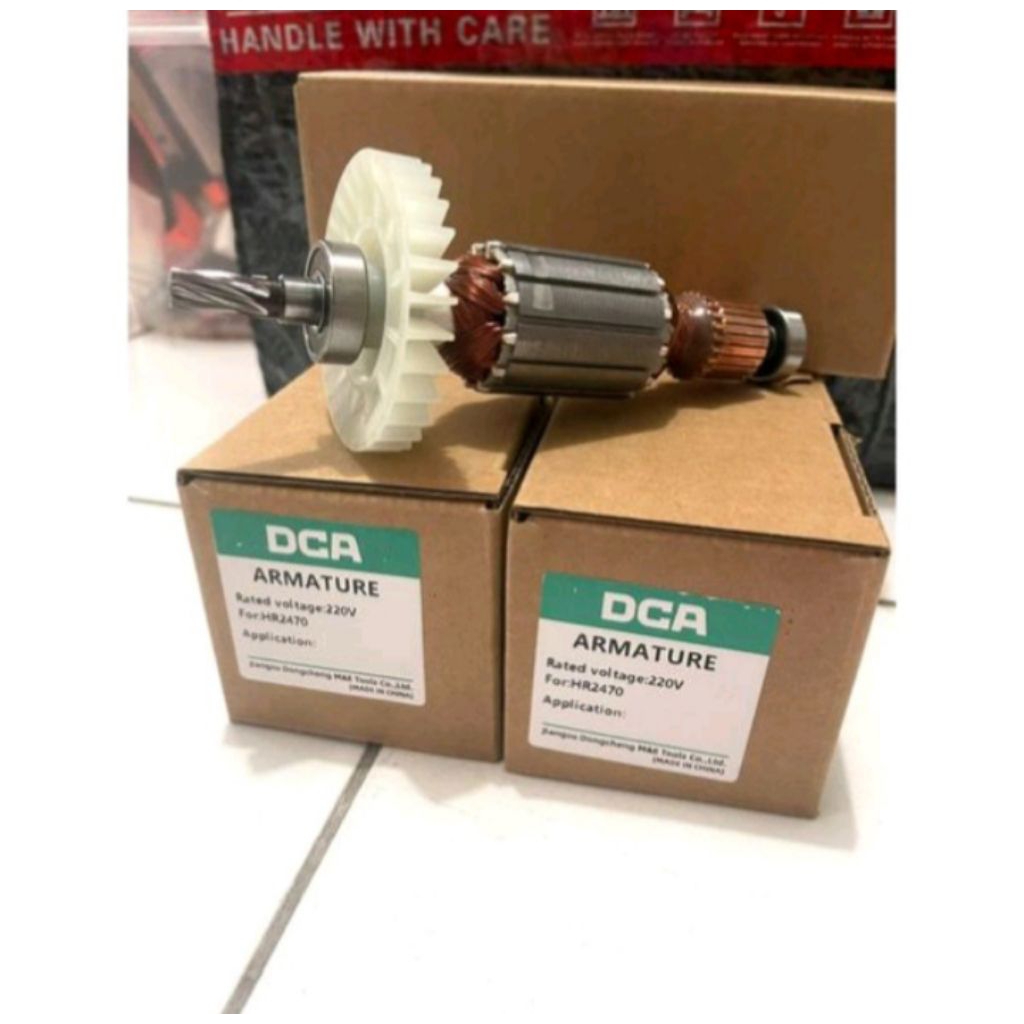 DCA Armature Rotary Hammer Makita HR2470 HR2460 Angker Rotary Hammer Makita HR2470 HR2460