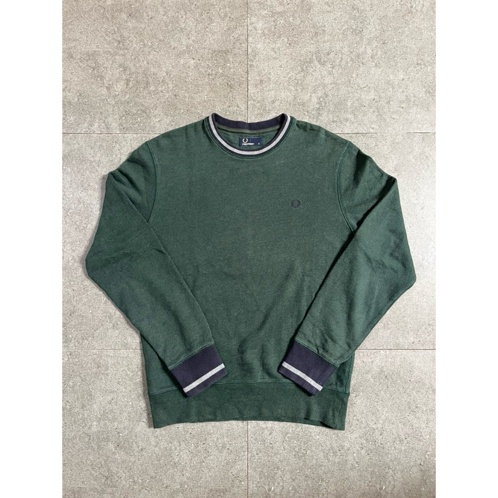 FredPerry Hunting Green Crewneck