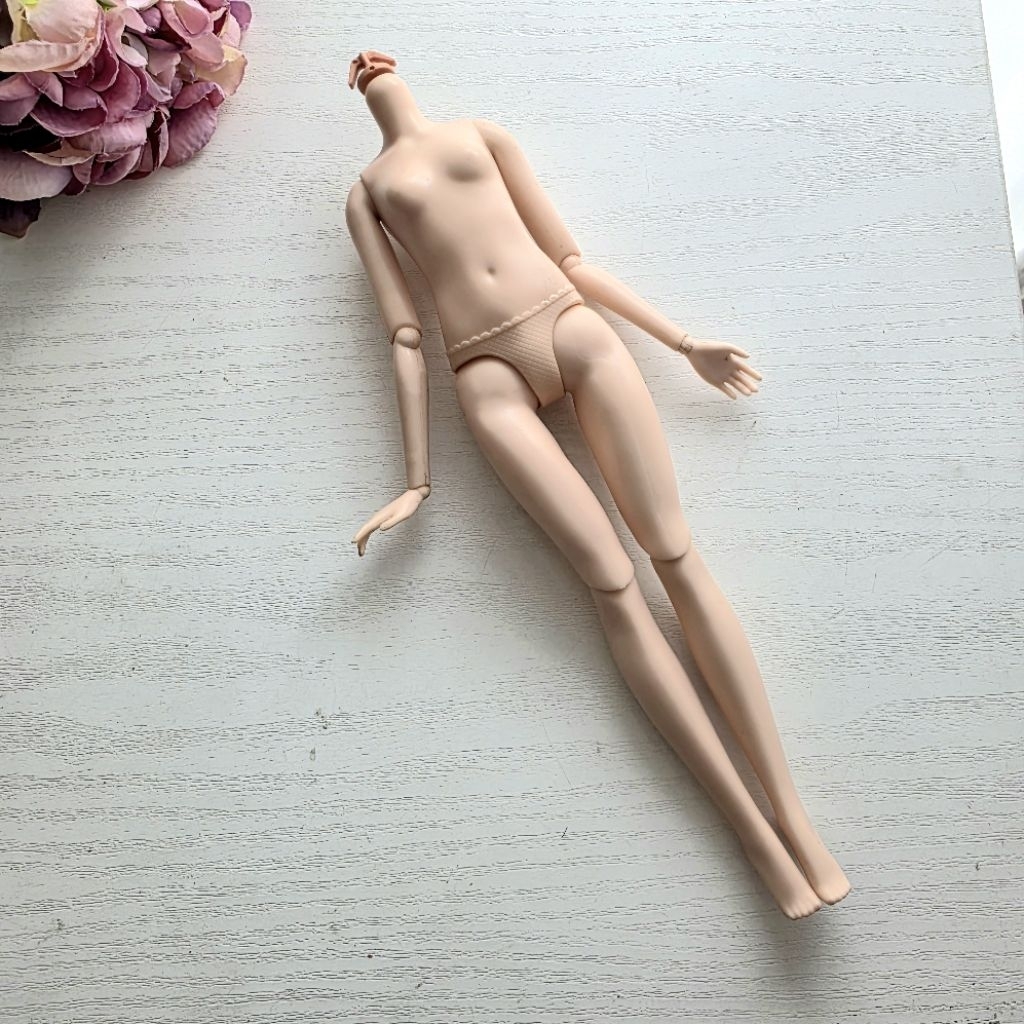 Body boneka Disney Mattel artikulasi tone white