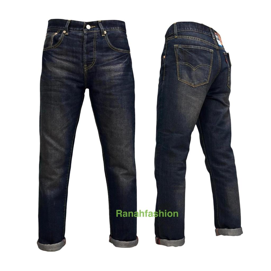 501 Made In Japan Celana Jeans Panjang Pria Standar Reguler Fit Terlaris