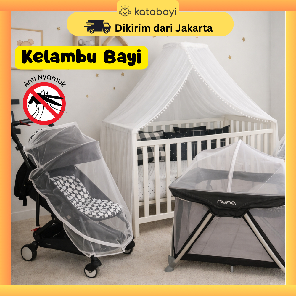 Kelambu Box Bayi Anti Nyamuk Kubbie Joie Nuna Little Equi