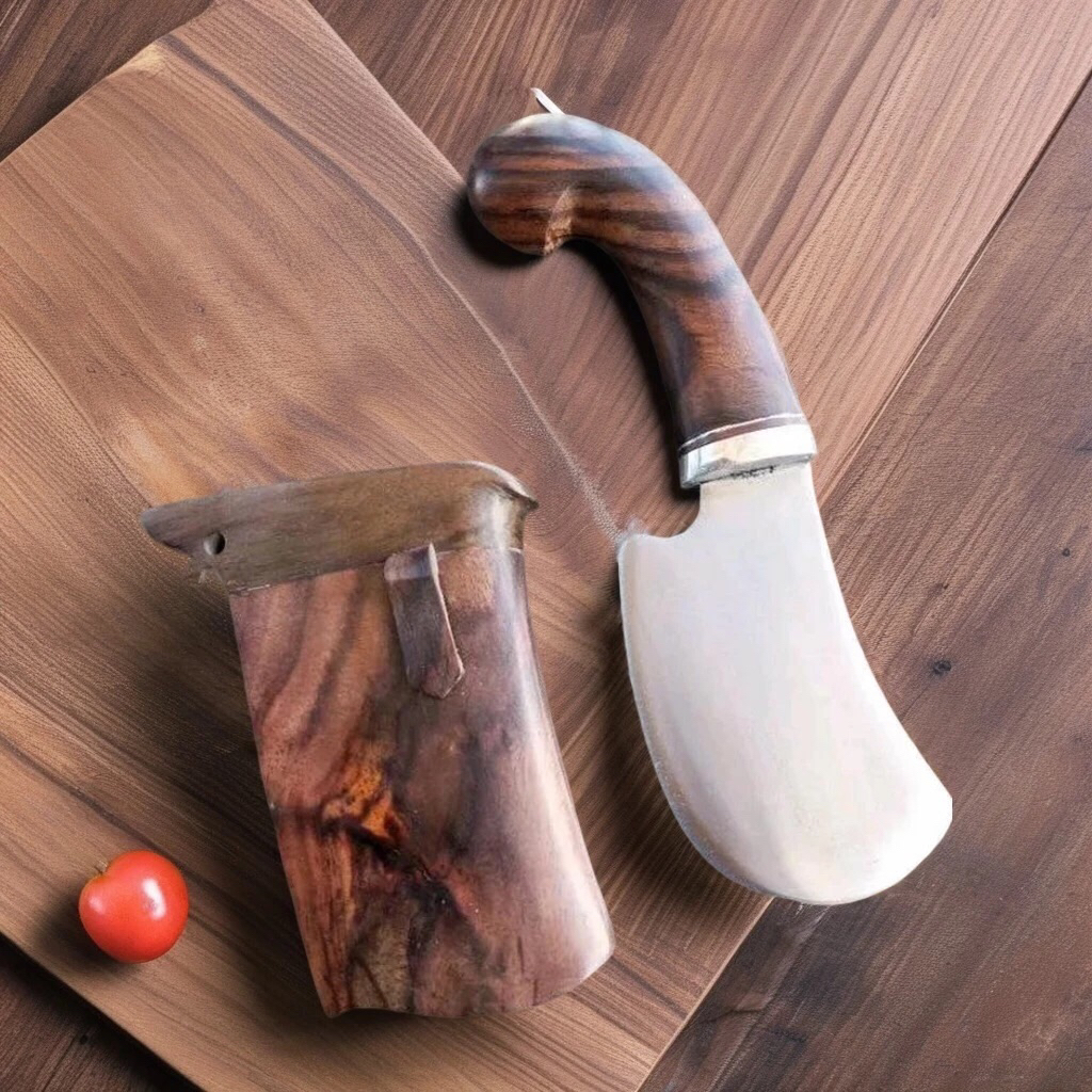 pisau mini unik baja per mobil kayu sonokeling