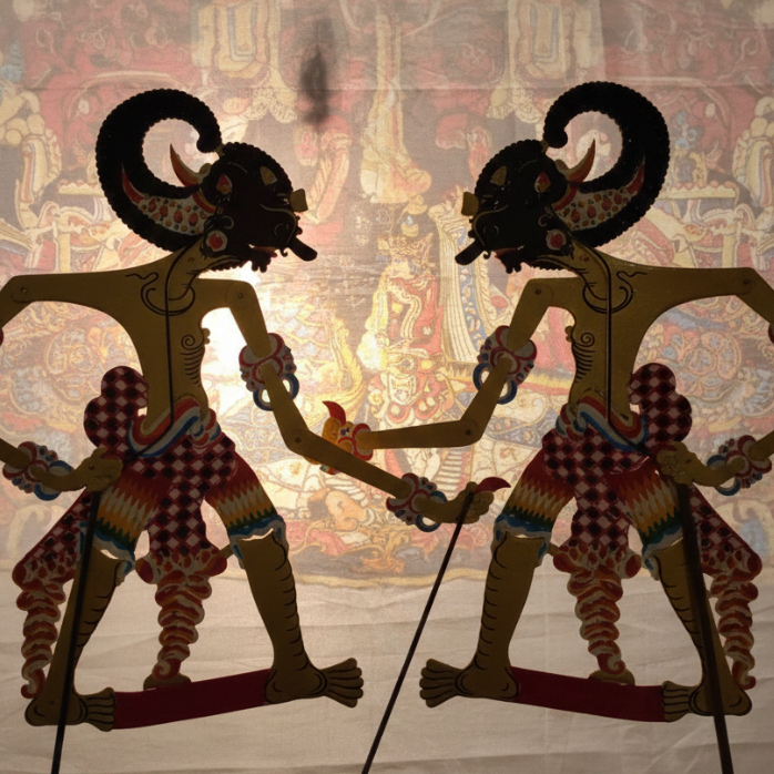 Wayang Kertas Tebal Bima Anoman Werkudoro