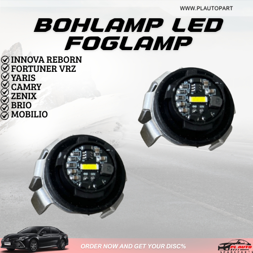 BOHLAM LED FOGLAMP INNOVA REBORN FORTUNER VRZ YARIS CAMRY ZENIX BRIO MOBILIO