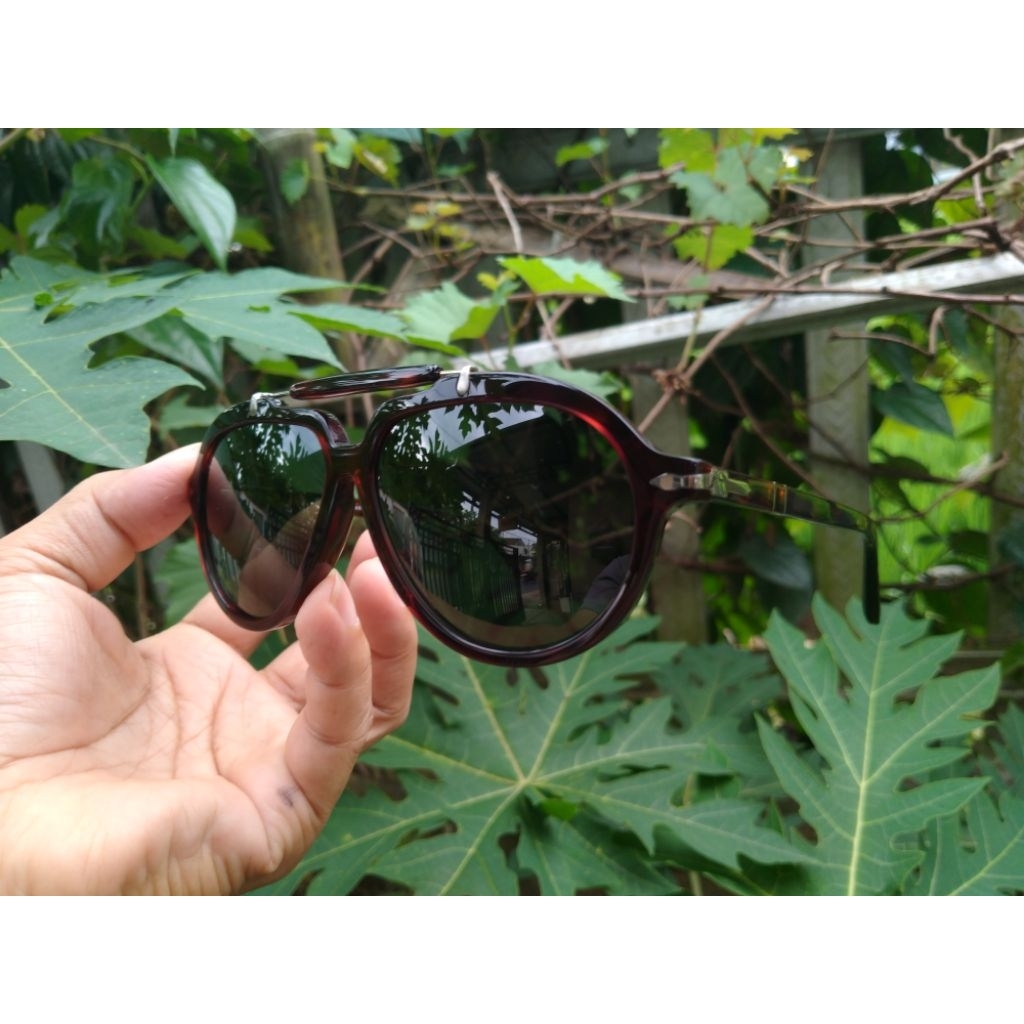 Kacamata Vintage Persol 0202S Senna Series Original Klasik Sunglases