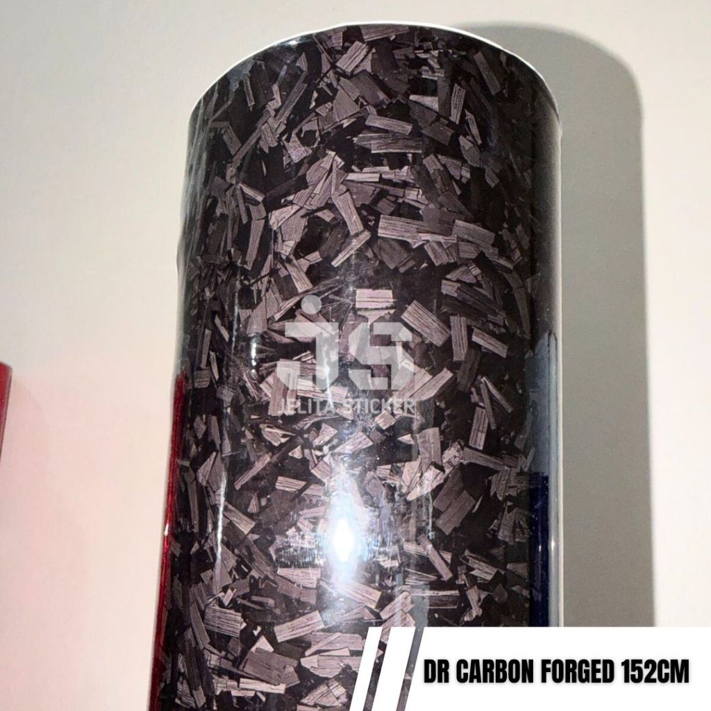 DR Sticker Carbon Forged 152cm Skotlet Carbon Forged 150cm untuk mobil