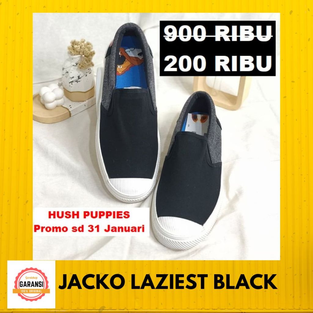 Sepatu sneakers pria Hush Puppies sale JACKO LAZIEST original store 100%