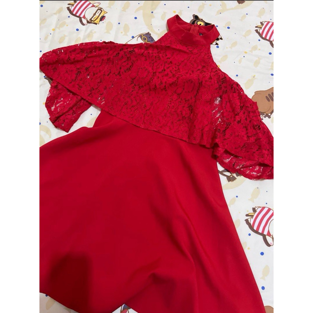 Preloved Cavalier dress red