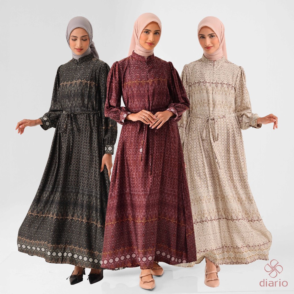Diario -  Cassandra Sarimbit Collection Gamis Dewasa