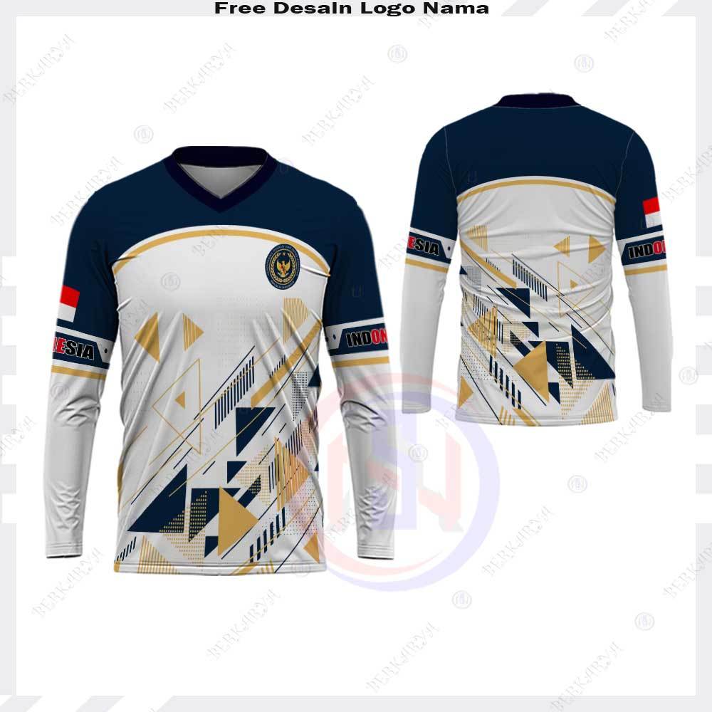 Kaos Jersey Kemenimipas Lengan Panjang / Baju Kemenimipas / Kaos KEMENIMIPAS Fullprint