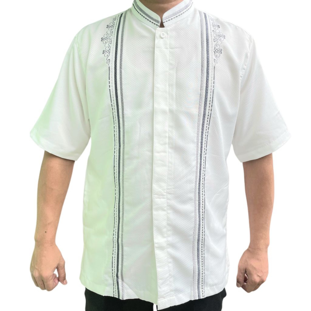Modern Kokoh Pakaian Muslim Lakilaki Baju Leberan Cowok Baju Peria Distro Jubah Pria Dewasa Premium 