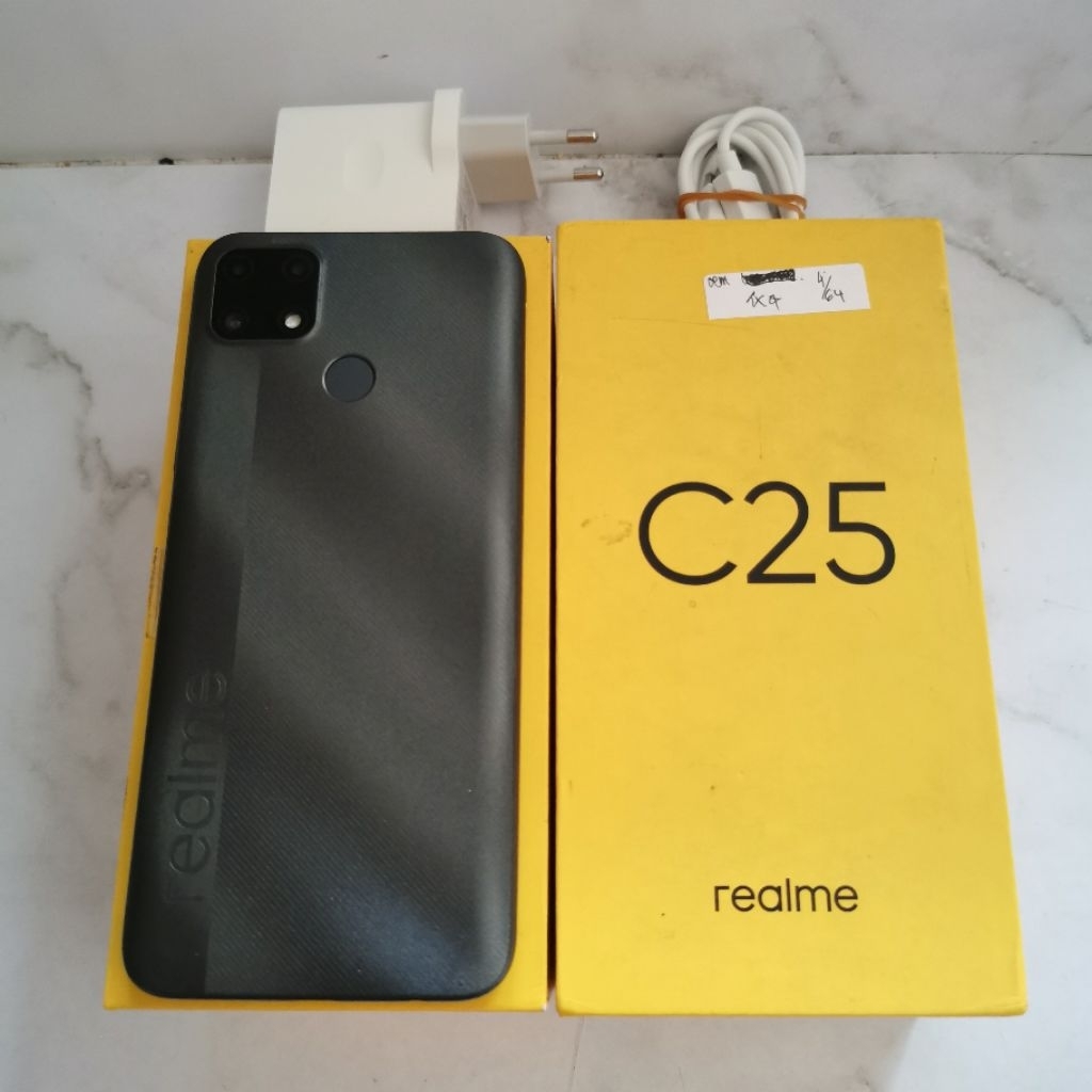 Realme C25 ram 4GB 64GB Bekas - Fullset Resmi - second