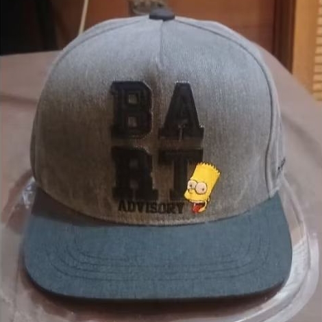 topi Simpsons collab Parental Advisory, Snapback,Osfm,Official tag.