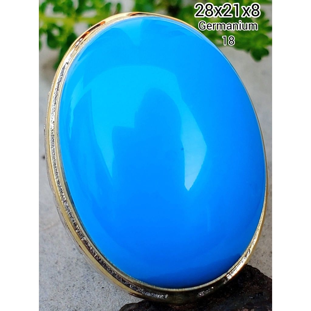Natural Pirus Persia Lawasan Biru Polos Jumbo