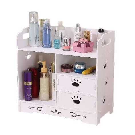 rak kosmetik wpc tempat kosmetik makeup storage kotak penyimpanan skincare