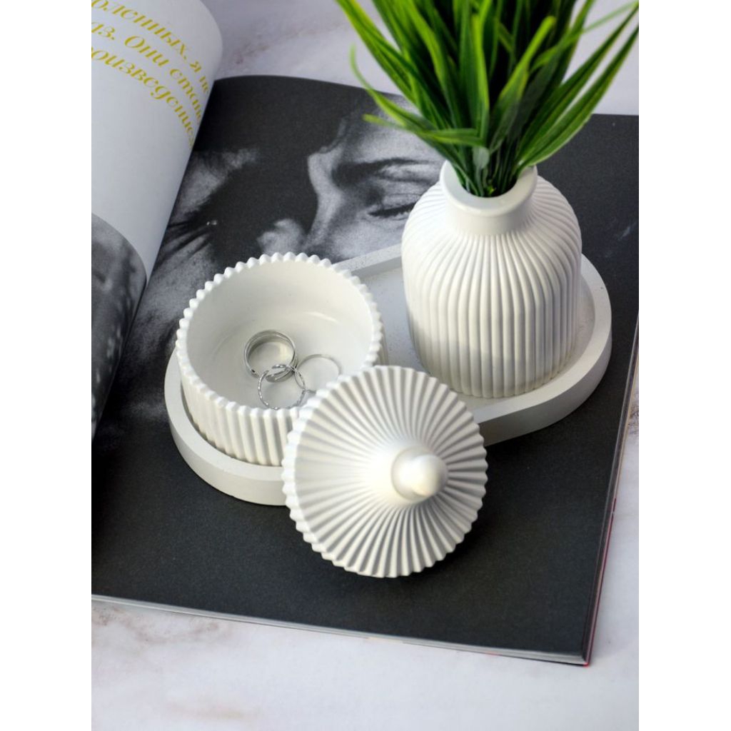 Set Vas Bunga Aesthetic Isi 3 | Dekorasi Rumah Minimalis | Vas Meja Ruang Tamu