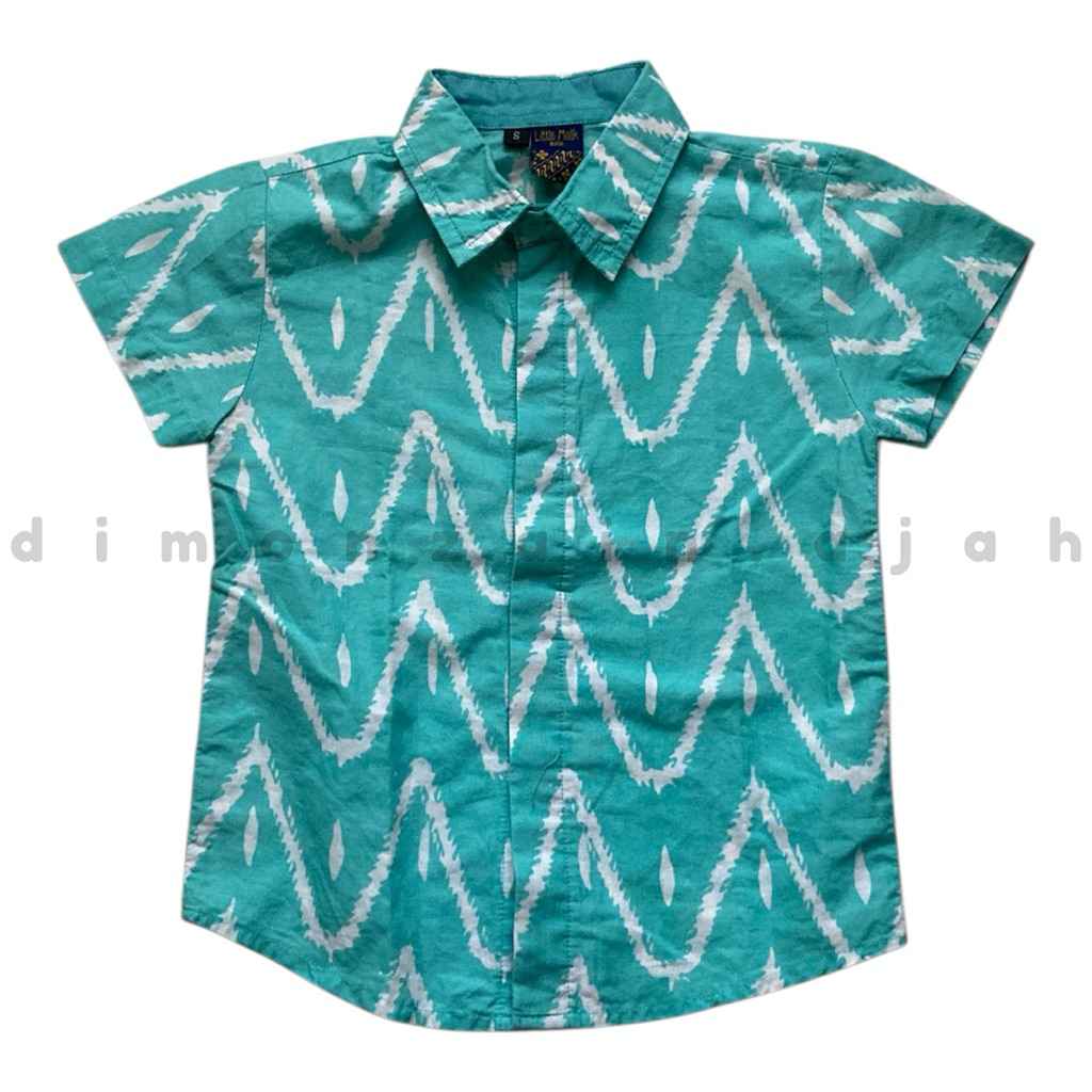 Kemeja Batik Anak Laki-laki Little Malik - preloved