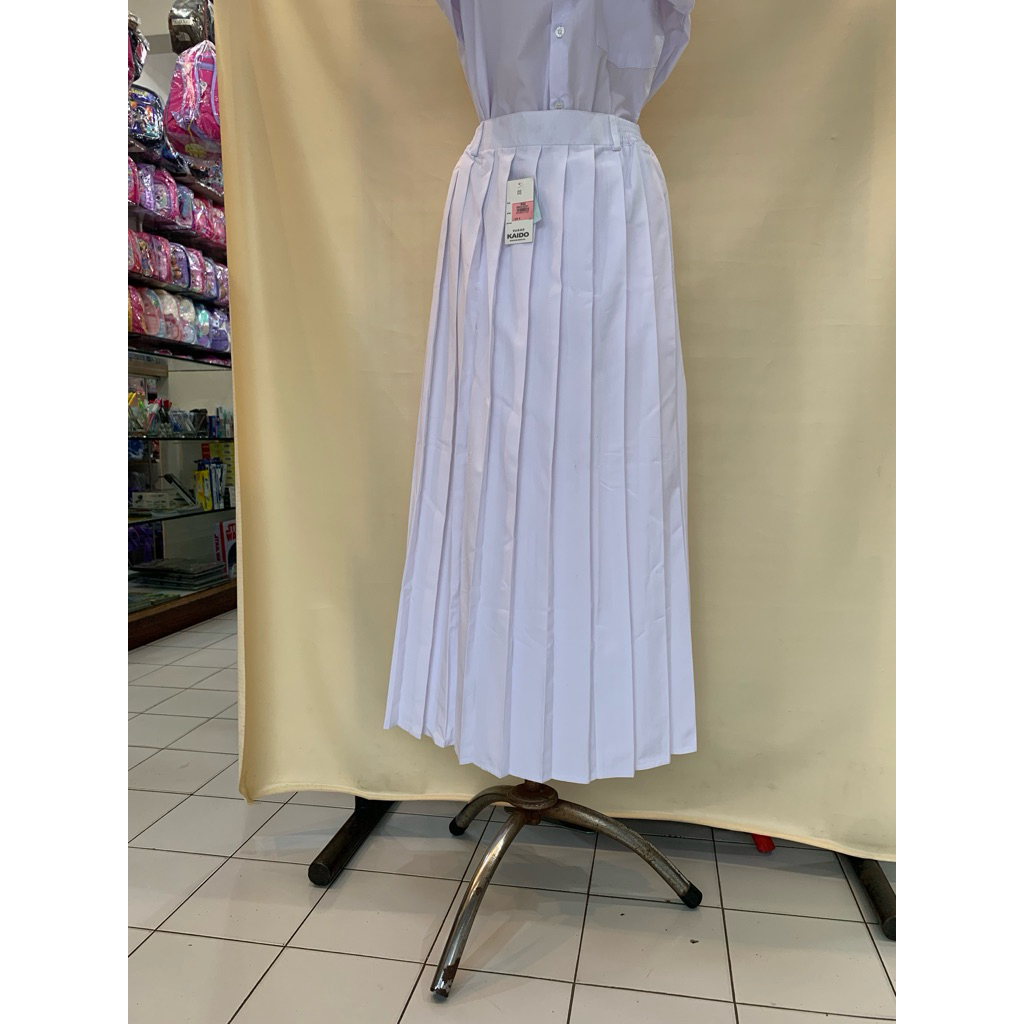 kaido seragam sekolah rok rempel putih pendek rok putih smp pendek rok putih sd pendek rok putih pen