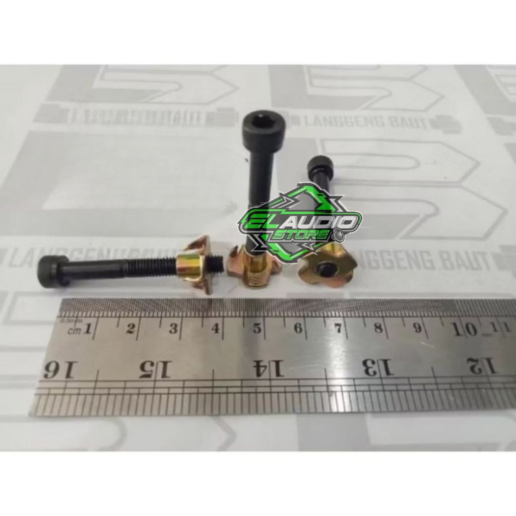 Mur + Baut Cakar M5 x 40 Baut Speker