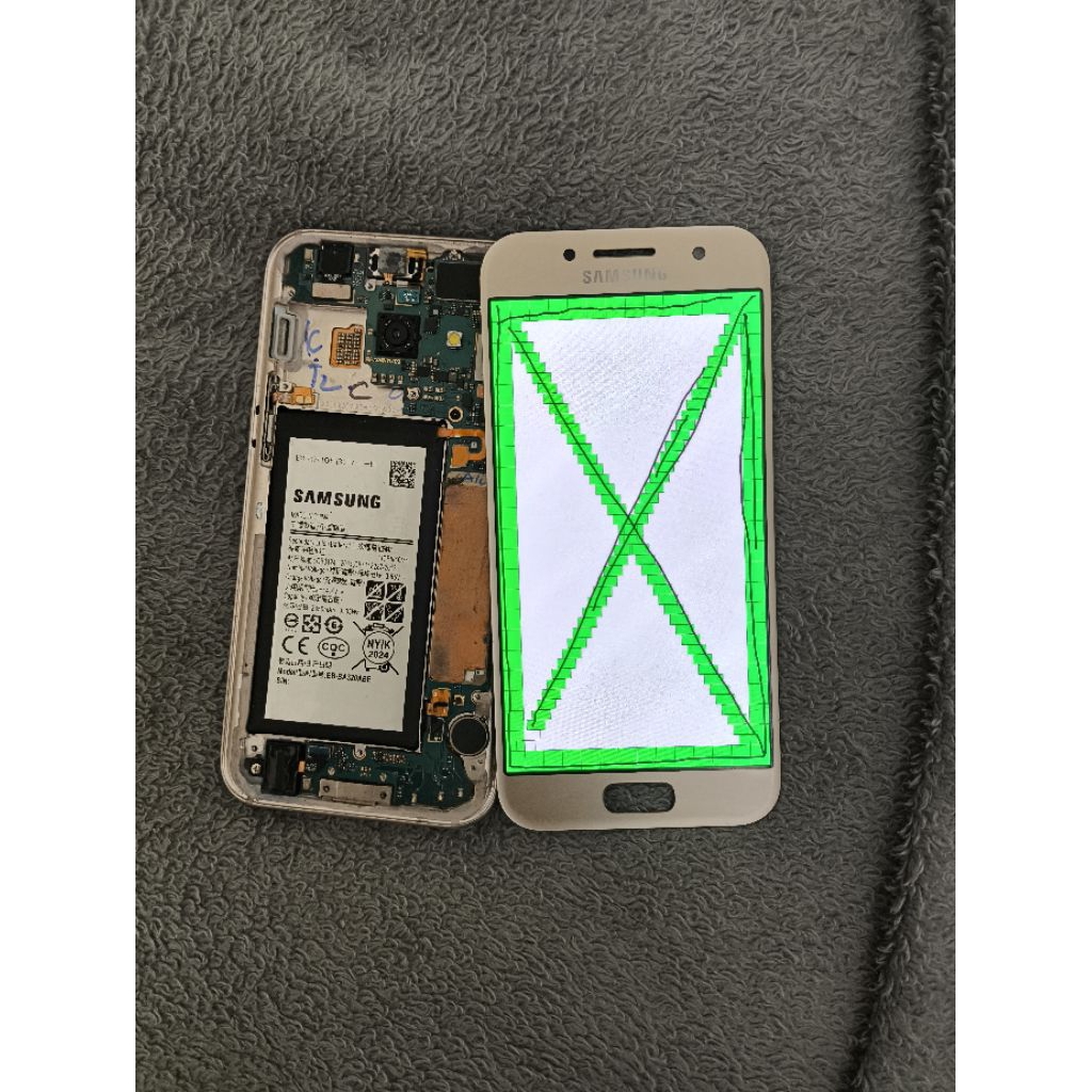 LCD SAMSUNG A3 2017 ORIGINAL COPOTAN NORMAL