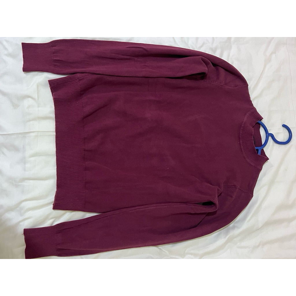 knit kaiahati burgundy