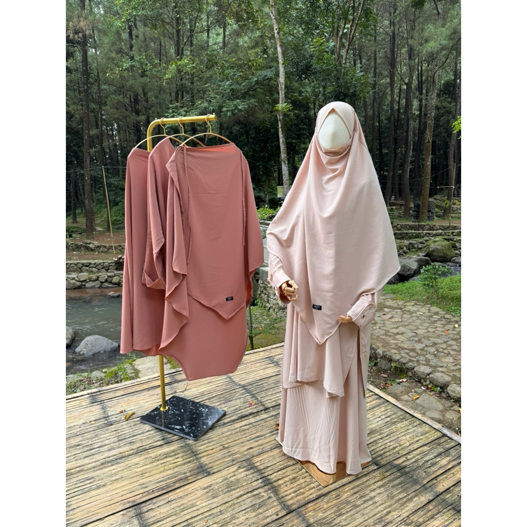 ONE SET FK KHIMAR FREE CADAR ANTI UV | SEENA SERIES | AIGO MUSLIMAH SYARI