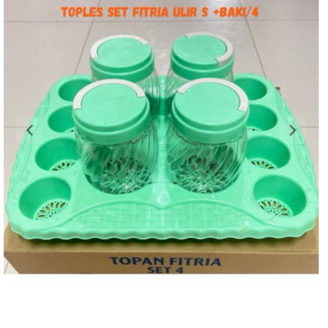 TOPLES PLASTIK SET +BAKI/4 FITRIA ULIR S