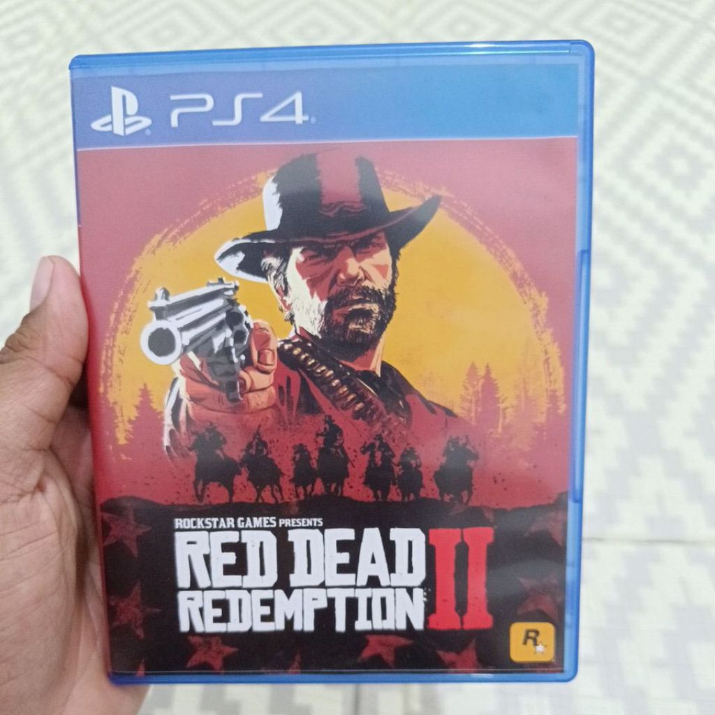 BD / Kaset PS4 Red Dead Redemption II + Map