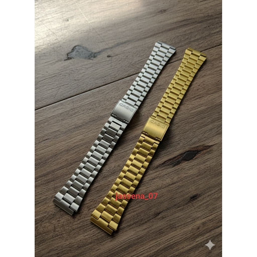 Rantai Jam Tangan Casio Strap Tali Jam Tangan Rantai Casio F91 stanless stell