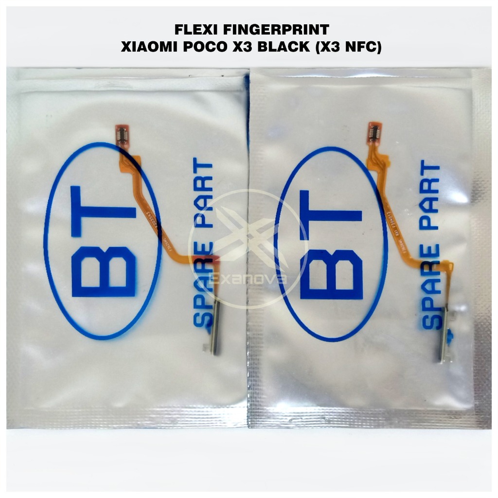 ‌FLEKSIBEL / FLEXIBLE FINGERPRINT XIAOMI POCO X3 BLACK (X3 NFC)