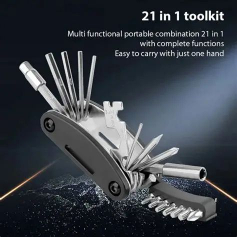 ( COD ) Kunci Set Lipat Mini 16in1 Kunci Shock Obeng Multifungsi Kunci L