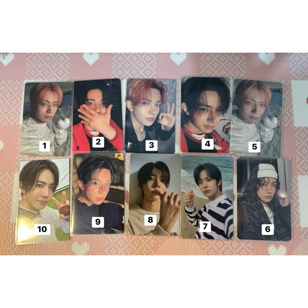 [FREE PC OFFICIAL] PHOTOCARD OFFICIAL ENHYPEN HEESEUNG ROMANCE UNTOLD DESIRE UNLEASH DARKBLOOD ENNIV