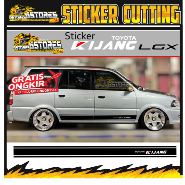 GStores Sticker Toyota Kijang Lgx Sticker Pintu Kijang Lgx