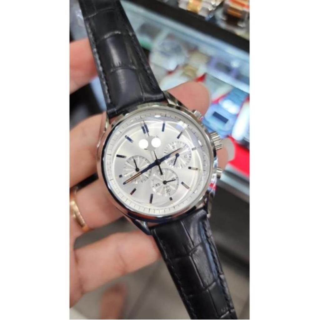 The Luxe Watch173 Jam Tangan Pria Mewah Carrera Chronograph Vintage Collection Quartz Men Watch