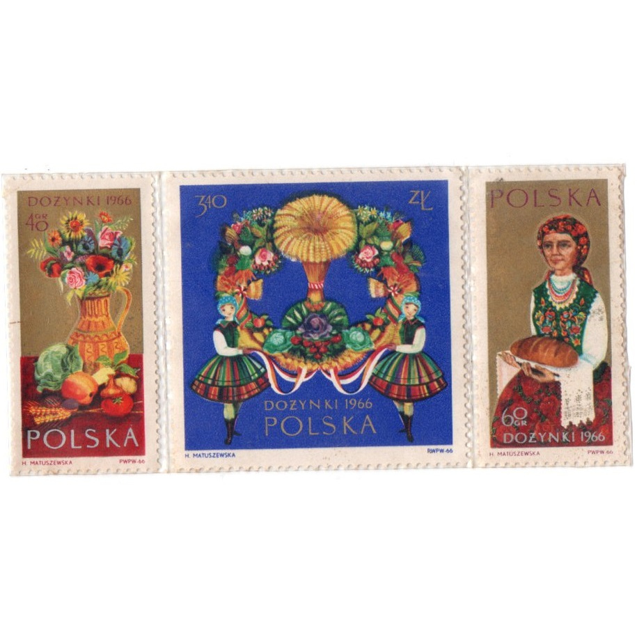 Prangko Tema Makanan 146 Polandia