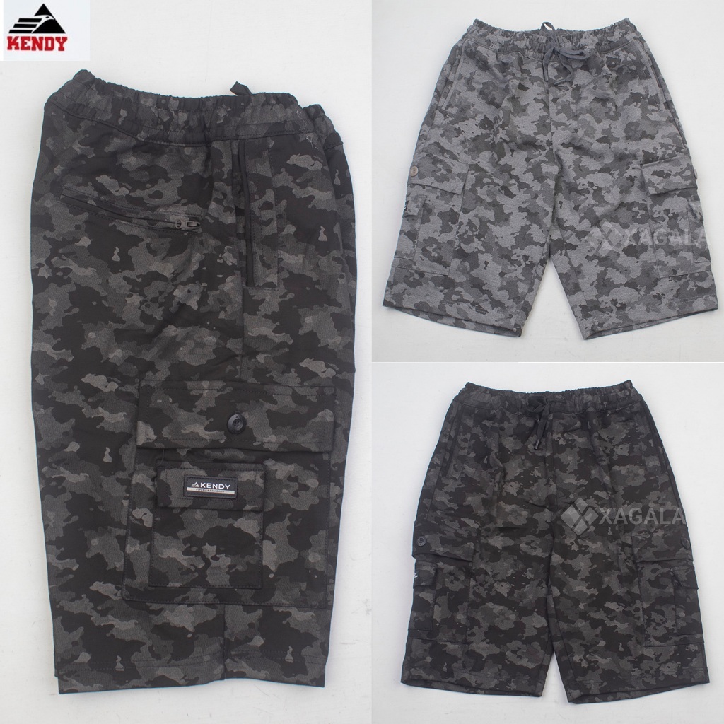 KENDY CELANA PENDEK PREMIUM KARET ORIGINAL CELANA PENDEK PRIA MOTIF ARMY BRANDED TERBARU