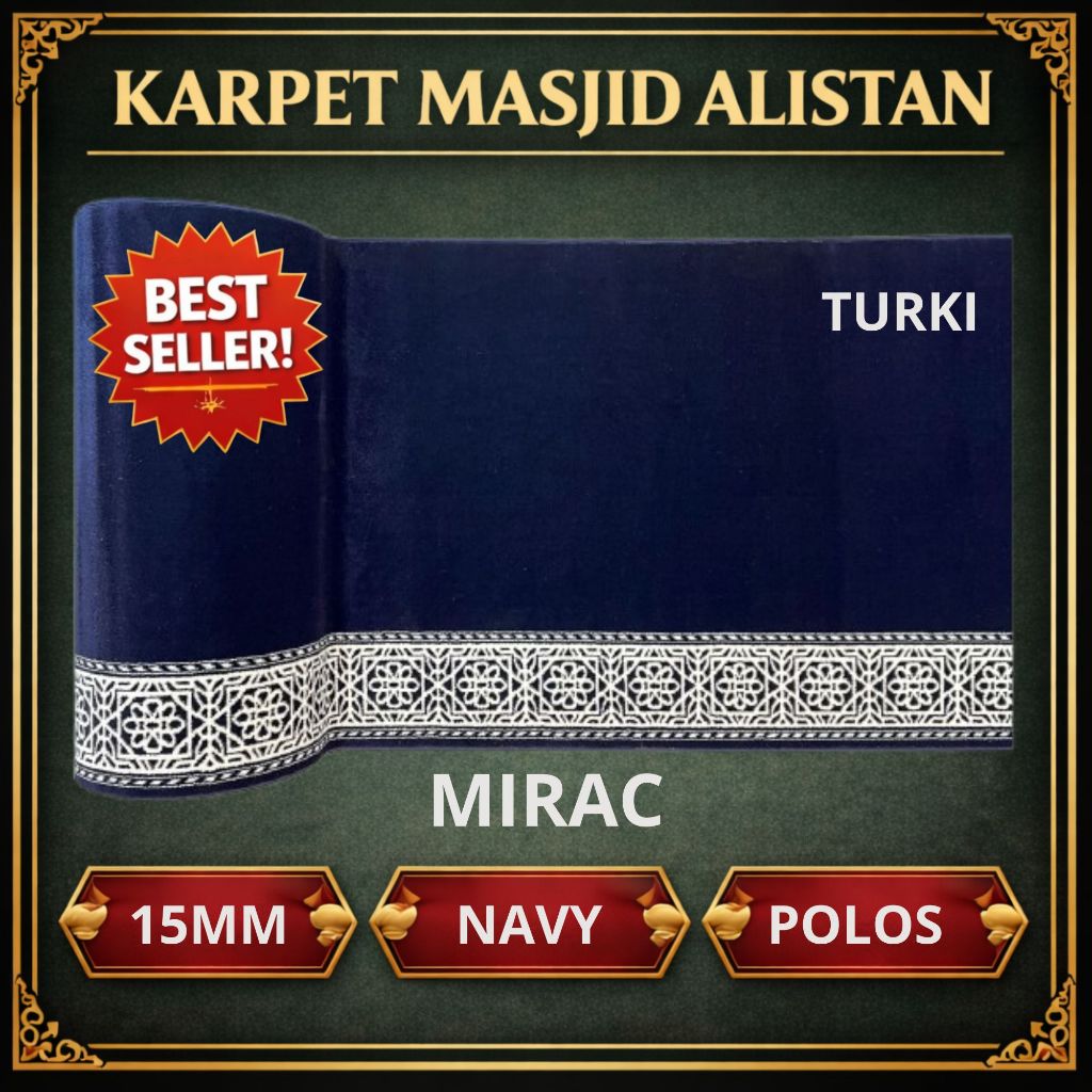 Karpet Masjid Turki Mirac Tebal 15mm