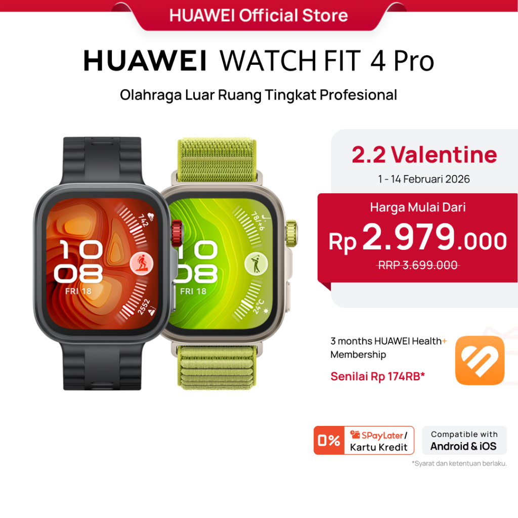 HUAWEI WATCH FIT 4 Pro | Sapphire Glass & Titanium | Pro-Level Outdoor Sports | ECG | 10-Day Battery