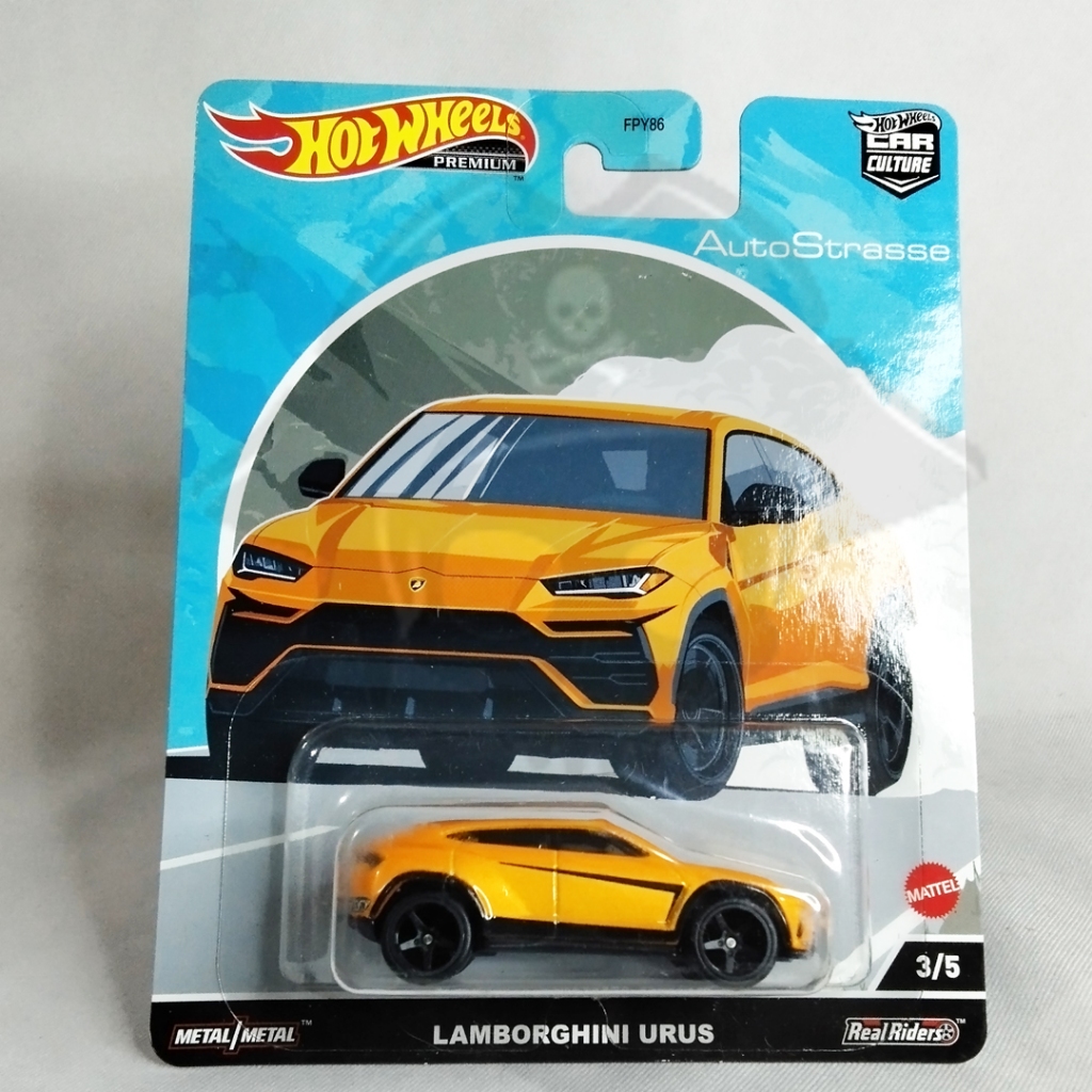 DIECAST HOTWHEELS PREMIUM LAMBORGHINI URUS, HOTWHEELS AUTOSTRASSE