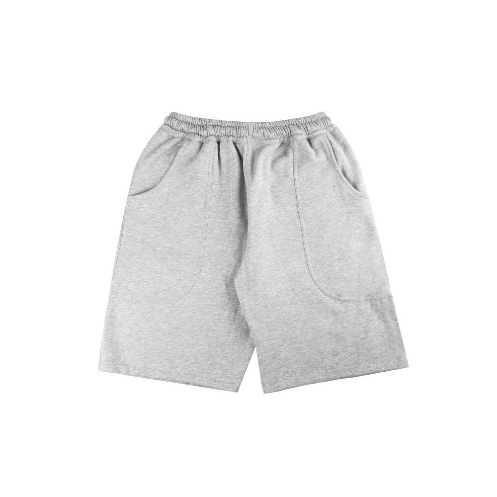 MAMMU - Jorts Fleece Sweatpants Misty Grey / Sweat Jorts / Celana Jorts Flecee