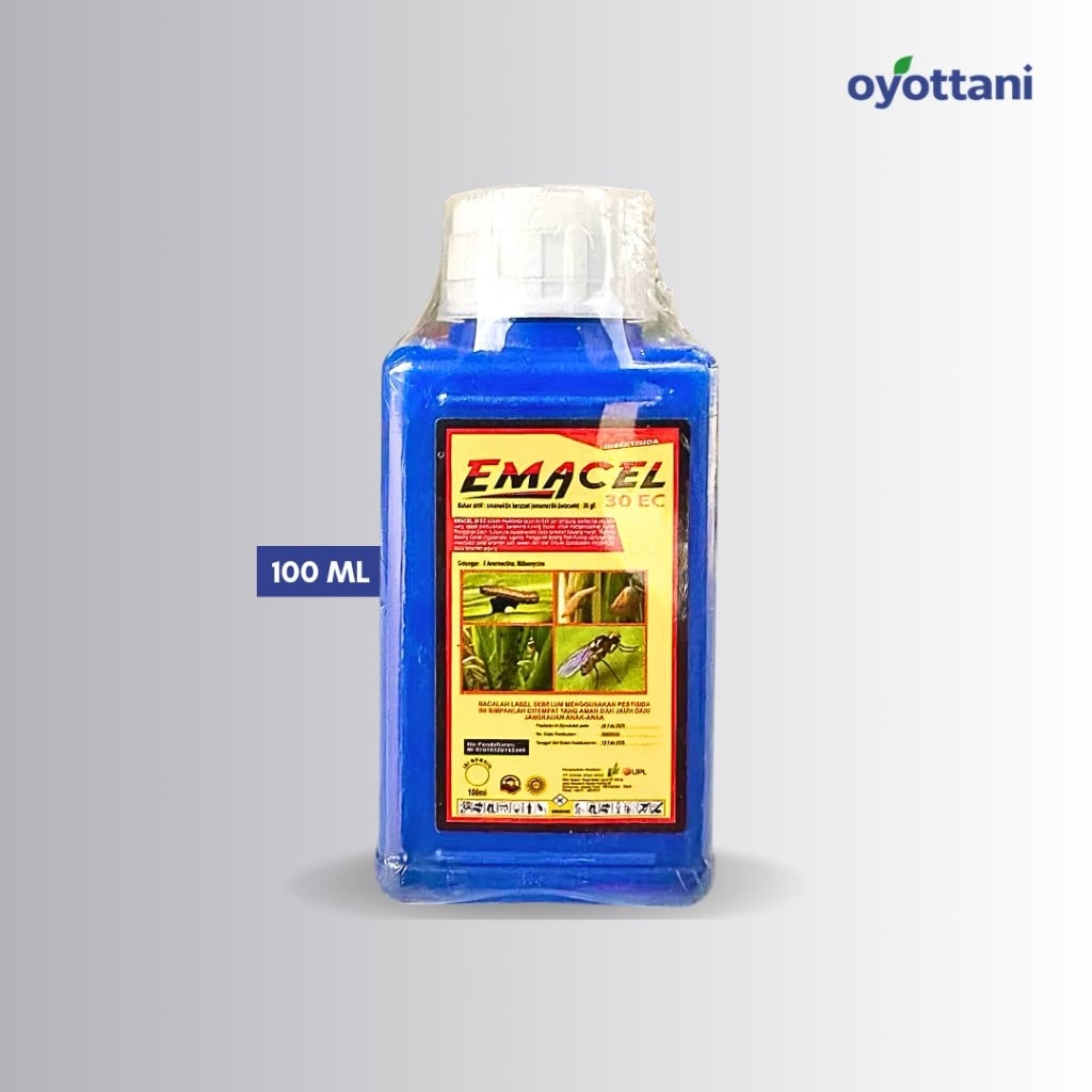 Emacel 30EC 100 ml (Original) | Insektisida Sistemik, Racun Kontak & Lambung Bahan Aktif Emamektin B