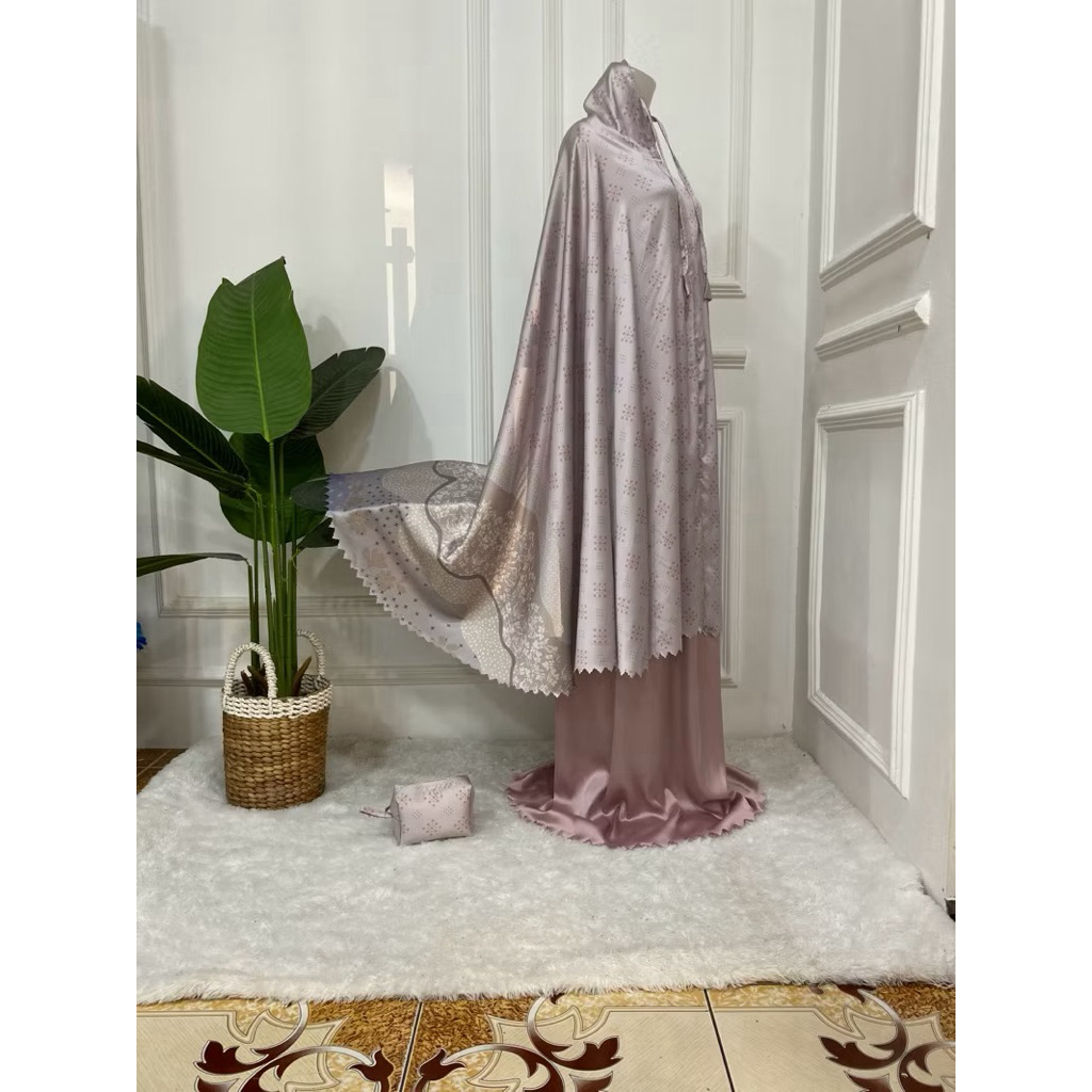 Mukena silky sutra premium