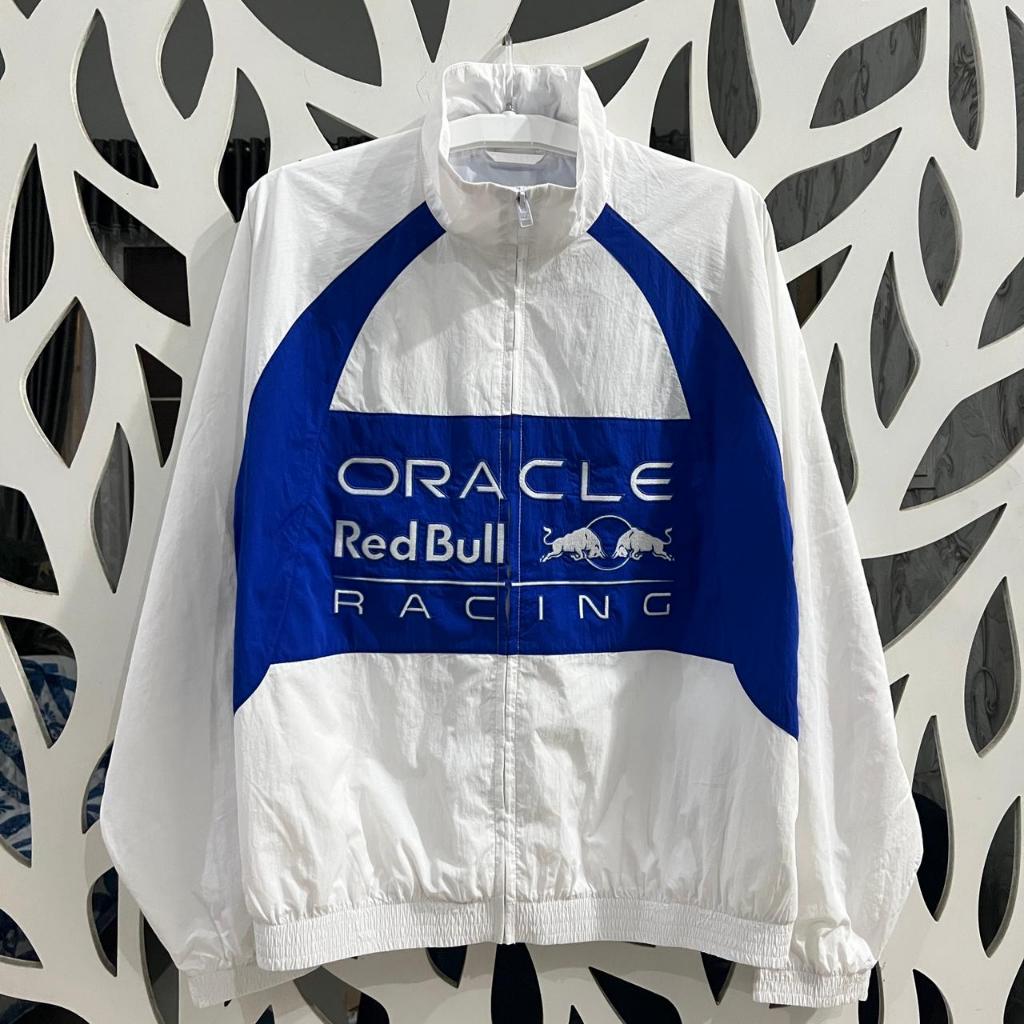 [BNWT/Size M] Jaket Hollister Windbreaker Oracle Redbull Racing Formula One Team