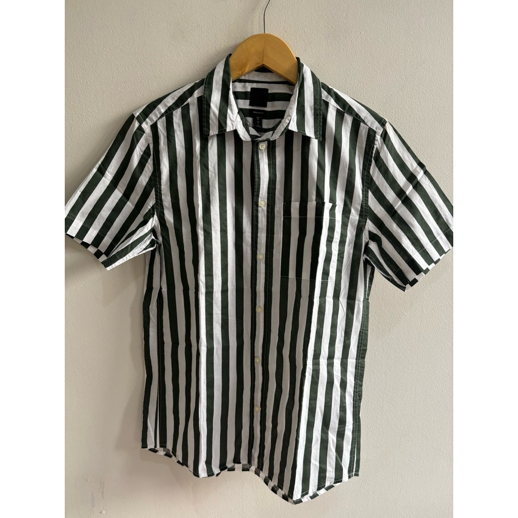 H&M KEMEJA PRIA GARIS2