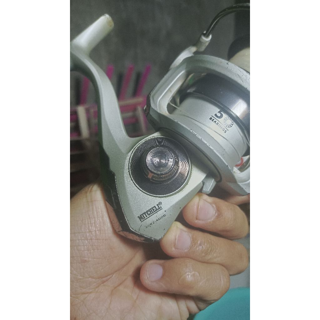 reels pancing, Mitchell avocet, ukuran 4000, bekas, kuat