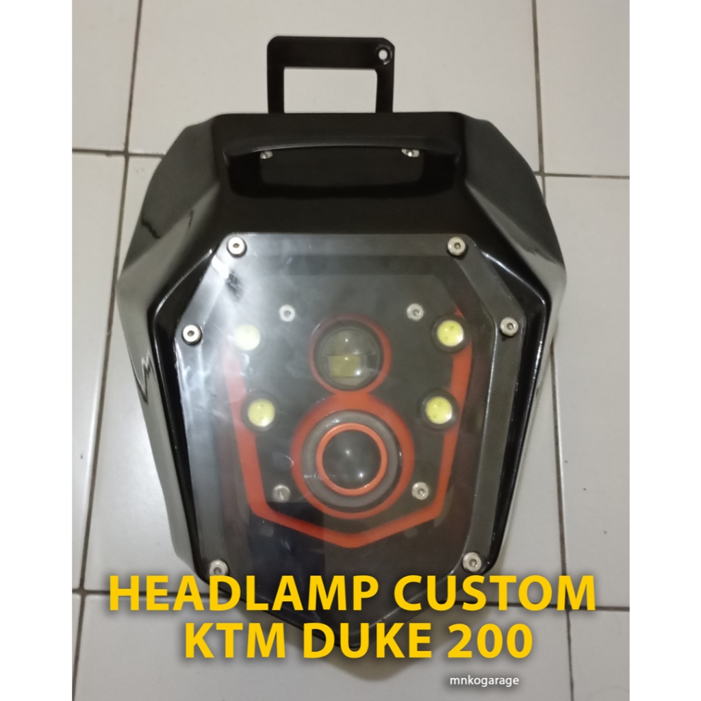 Headlamp Custom KTM DUKE 200  Gen 1
